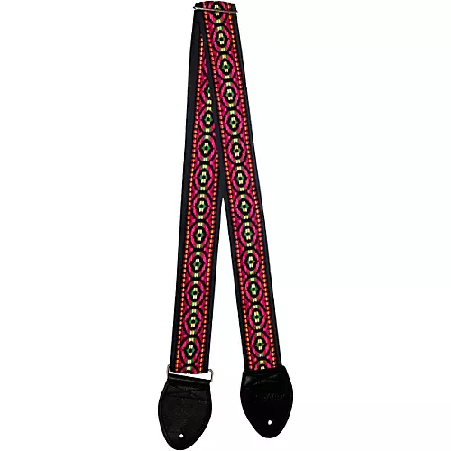 Souldier Bohemian Guitar Strap Red 2 in. - musicians--Friend