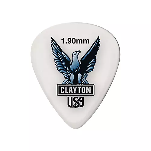Clayton Acetal Standard Guitar Picks .63 mm 1 Dozen - musicians--Friend