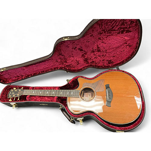Used Taylor 814ce builder's edition 50th anniversary redwood Acoustic Electric Guitar redwood - musicians--Friend