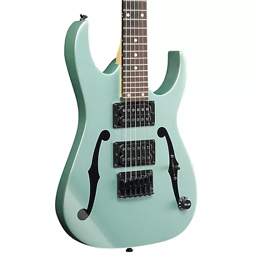Ibanez PGMM21 Paul Gilbert Signature miKro Electric Guitar Metallic Light Green - musicians--Friend