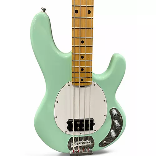 Used Sterling by Music Man Sub 4 Seafoam Green Electric Bass Guitar Seafoam Green - musicians--Friend