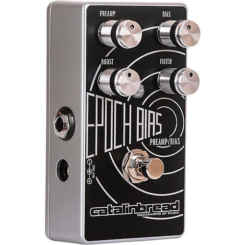 Catalinbread Epoch Bias Preamp Bias Effects Pedal Black and Silver - musicians--Friend