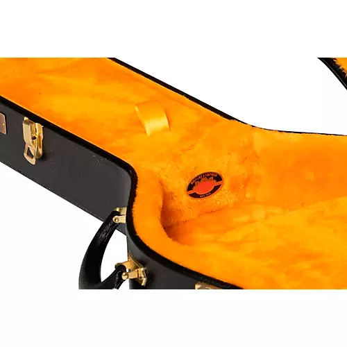 Gibson Lifton Historic Black/Goldenrod Hardshell Case, SG - musicians--Friend