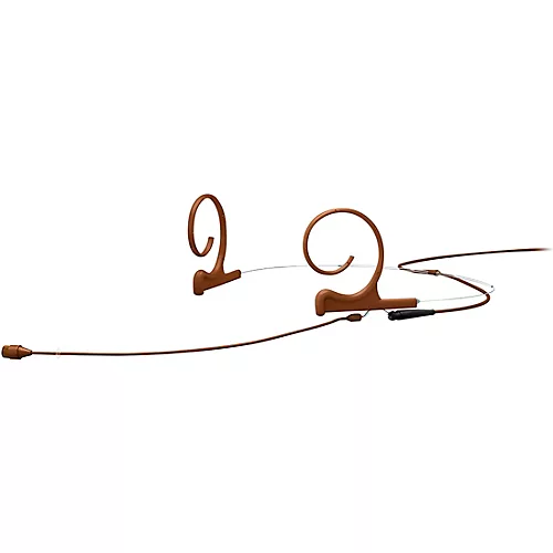 DPA Microphones 4266 CORE Omni Flex Headset Mic, 110 mm Boom, Brown, MicroDot - musicians--Friend