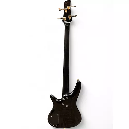 Used Ibanez SR1000E Black Electric Bass Guitar Black - musicians--Friend