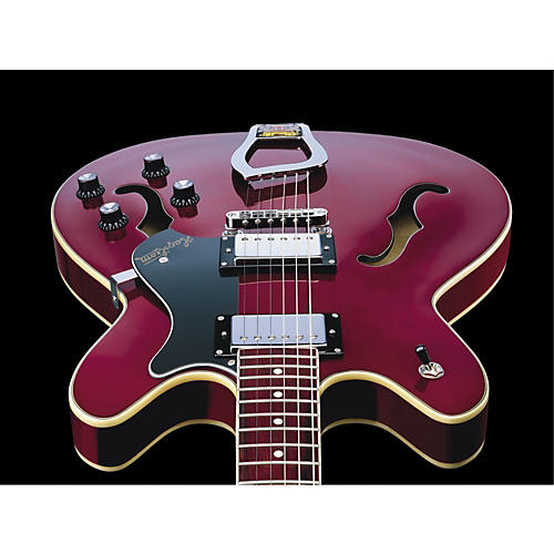 Hagstrom Viking Semi-Hollowbody Electric Guitar Wild Cherry - musicians--Friend