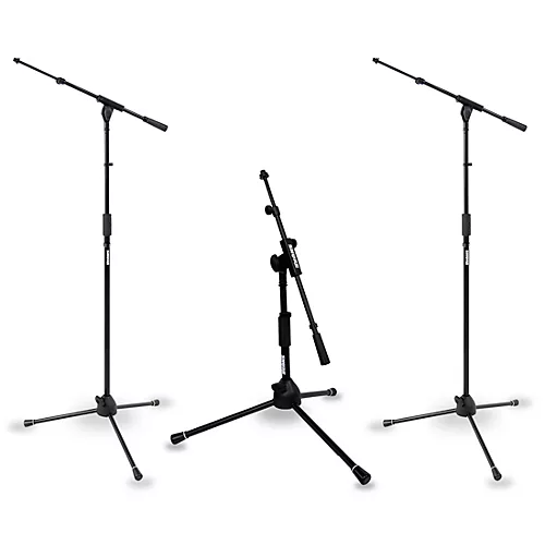 Shure Shure Low-Profile Mic Stand, Two Telescoping Boom Mic Stands Set - musicians--Friend