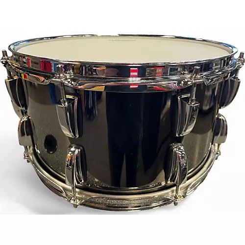 Used Pearl 13X7 Sensitone Snare Nickel Over Brass Drum Nickel Over Brass 198 - musicians--Friend