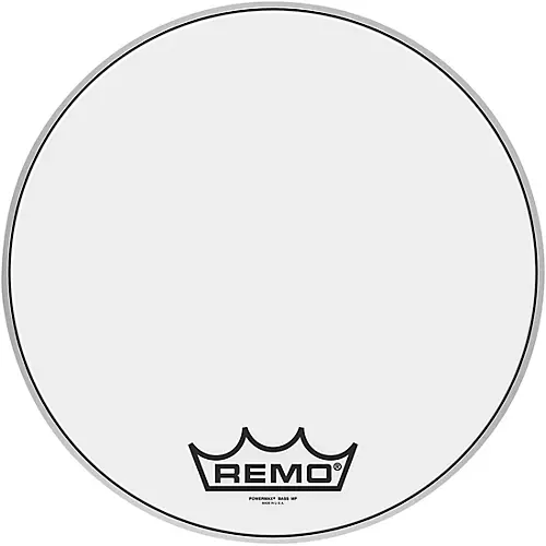 Remo Powermax Ultra White Crimplock Bass Drum Head 26 in. - musicians--Friend