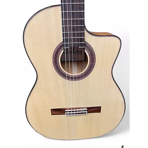 Used Cordoba GK Studio Flamenco Natural Classical Acoustic Electric Guitar Natural - musicians--Friend