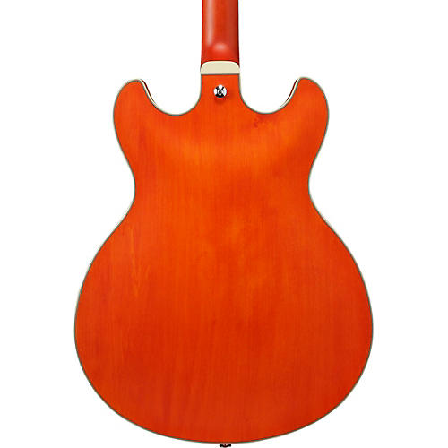 Ibanez Artcore AS73 Semi-Hollow Electric Guitar Transparent Tangerine Flat - musicians--Friend