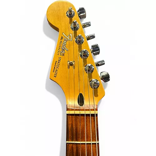 Used Fender Starcaster Left Handed Black Electric Guitar Black - musicians--Friend