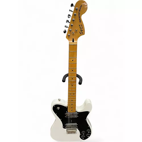 Used Squier Classic Vibe 70s Telecaster Deluxe WHITE Solid Body Electric Guitar WHITE - musicians--Friend
