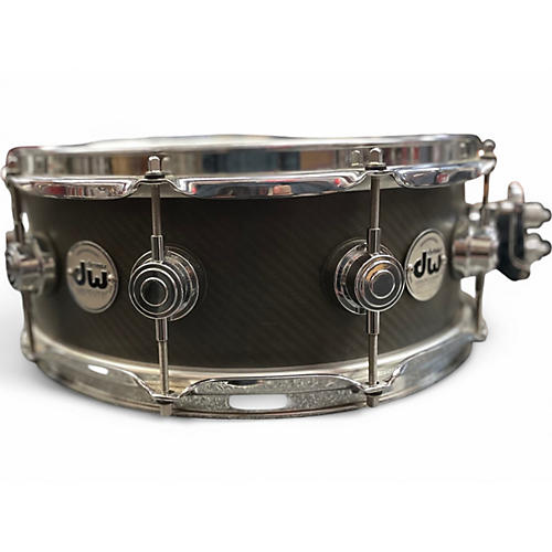 Used DW 5.5X14 COLLECTORS SERIES EDGE CARBON FIBER Drum CARBON FIBER 10 - musicians--Friend