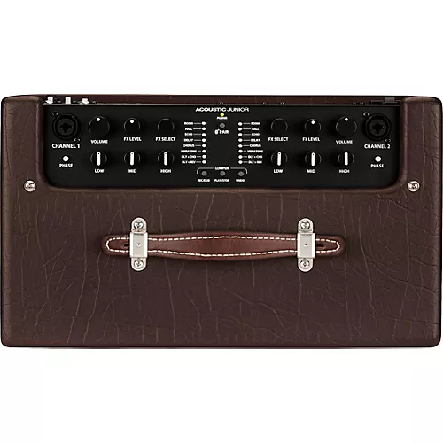 Fender Acoustic Junior 100W 1x8 Acoustic Guitar Combo Amplifier Dark Brown Vinyl - musicians--Friend