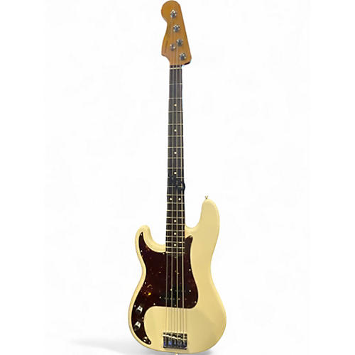 Used Fender American Professional II Precision Bass LH Alpine White Electric Bass Guitar Alpine White - musicians--Friend