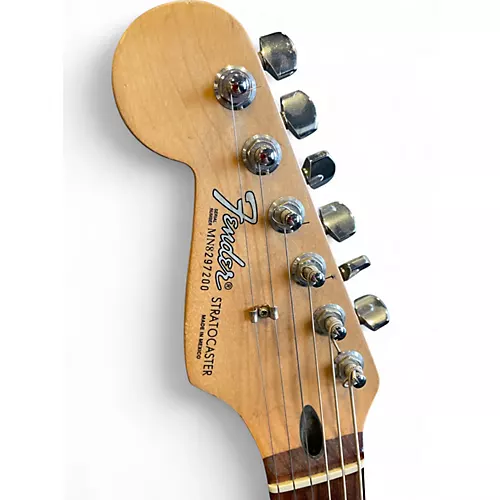 Used Fender Standard Stratocaster LH Purple Electric Guitar Purple - musicians--Friend