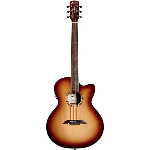 Alvarez ABT60CE Baritone Acoustic-Electric Guitar Shadow Burst - musicians--Friend