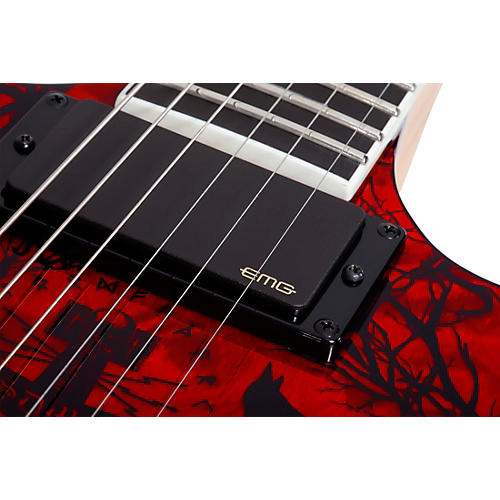 Wylde Audio Barbarian Electric Guitar Blood Raven - musicians--Friend