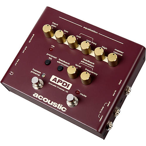 Acoustic APDI Acoustic Preamp + D.I. Pedal - musicians--Friend