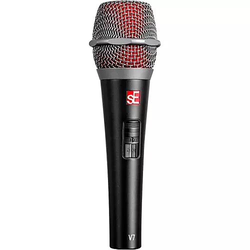 sE Electronics V7 SWITCH Dynamic Supercardioid Microphone With On/Off Switch Black - musicians--Friend