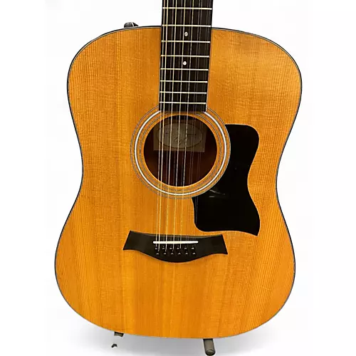 Used Taylor 150e Natural 12 String Acoustic Electric Guitar Natural - musicians--Friend