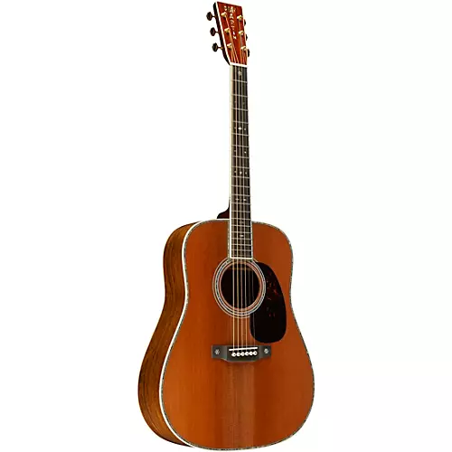 Martin Custom Shop 42 Style Sinker Redwood-Guatemalan Rosewood Dreadnought Acoustic Guitar Natural - musicians--Friend