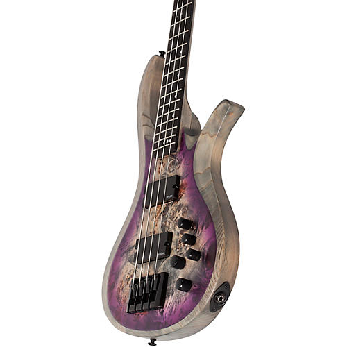 Schecter Guitar Research Riot-4 Bass Aurora Burst - musicians--Friend