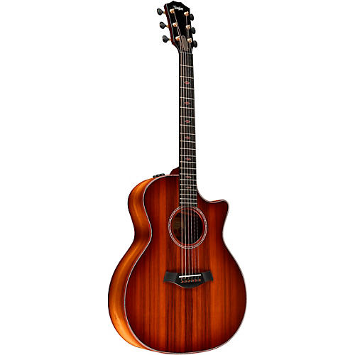 Taylor Custom Redwood-Honduran Rosewood Grand Auditorium Acoustic-Electric Guitar Light Shaded Edge Burst - musicians--Friend