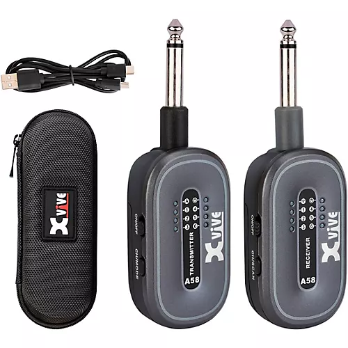 Xvive A58 Wireless Guitar System Black - musicians--Friend