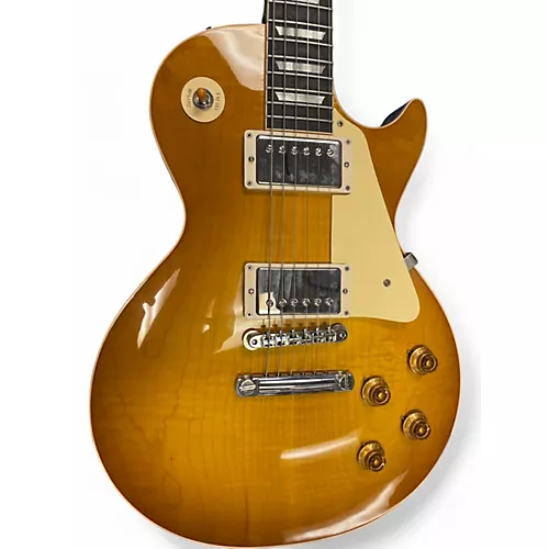 Used Gibson 1958 Reissue Murphy Aged Les Paul Lemonburst Solid Body Electric Guitar Lemonburst - musicians--Friend