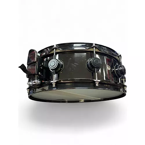 Used DW 5.5X14 All Maple Shell Black Drum Black 10 - musicians--Friend