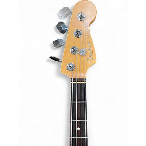 Used 2000 Fender American Standard Precision Bass Black Electric Bass Guitar Black - musicians--Friend