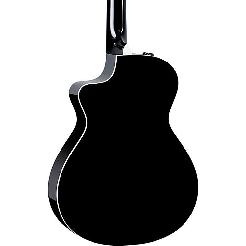 Taylor 212ce-N Plus Limited-Edition Grand Concert Nylon-String Acoustic-Electric Guitar Black - musicians--Friend