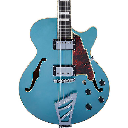Open-Box D'Angelico Premier SS Semi-Hollow Electric Guitar With Stairstep Tailpiece Condition 1 - Mint Ocean Turquoise - musicians--Friend