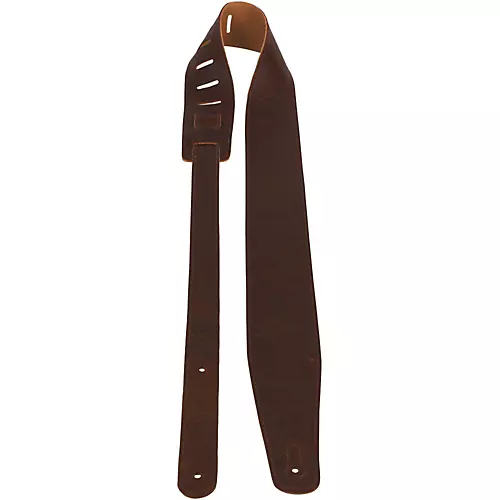 Perri's Soft Italian Leather Guitar Strap Coconut Brown 2.5 in. - musicians--Friend
