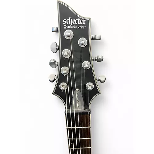 Used Schecter Guitar Research C7 Platinum Trans Black Solid Body Electric Guitar Trans Black - musicians--Friend