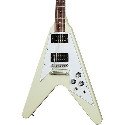 Gibson '70s Flying V Electric Guitar Antique Natural - musicians--Friend