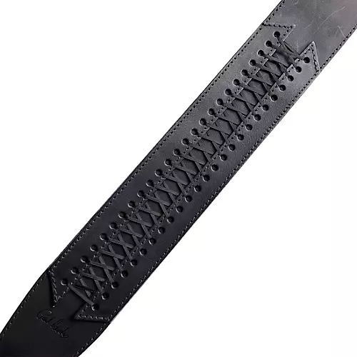RICHTER Paul Landers Signature Series Guitar Strap Black 3.54 in. - musicians--Friend