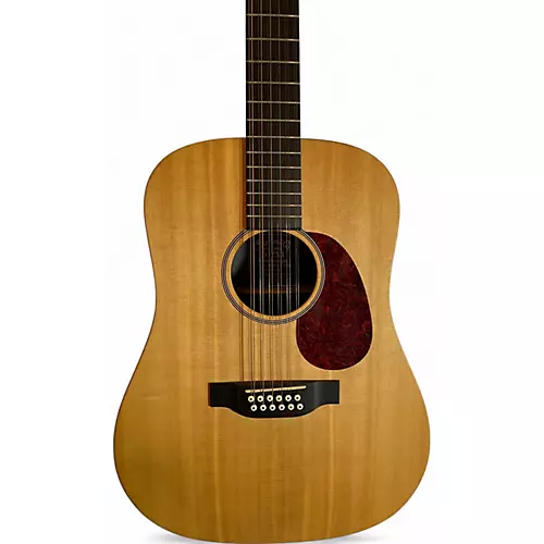Used Martin D12X1 Natural 12 String Acoustic Guitar Natural - musicians--Friend