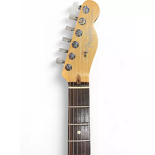 Used Fender AMERICAN TELECASTER Black Solid Body Electric Guitar Black - musicians--Friend