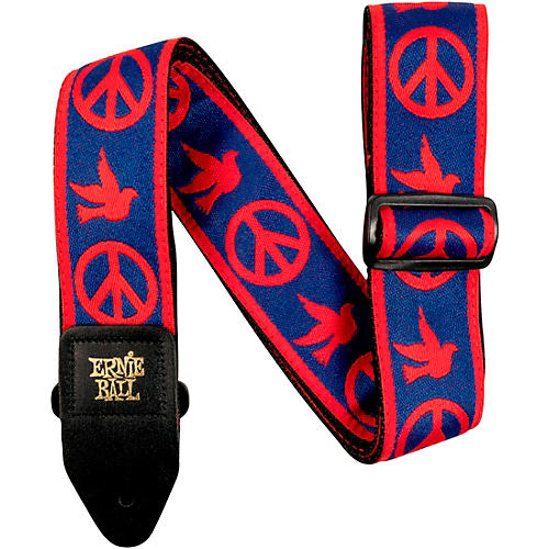 Ernie Ball Jacquard Polypro Guitar Strap Vanilla Rose - musicians--Friend