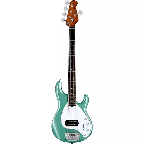 Sterling by Music Man StingRay 5 RAY35 Bass Dorado Green - musicians--Friend