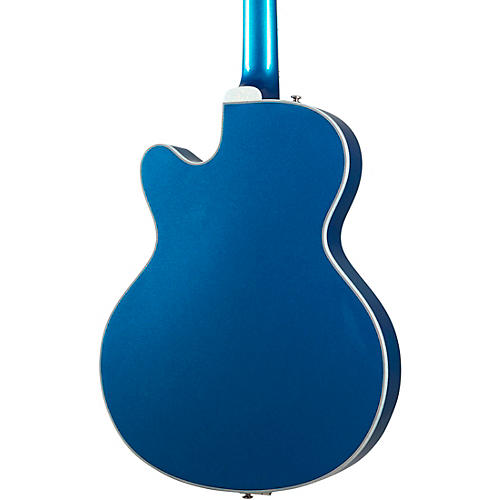 Epiphone Emperor Swingster Hollowbody Electric Guitar Delta Blue Metallic - musicians--Friend