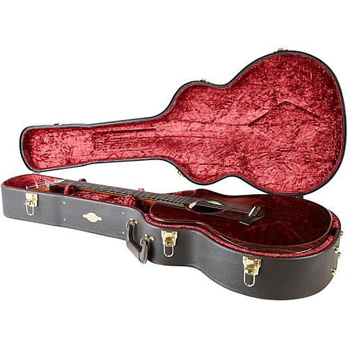 Taylor Custom Western Red Cedar-East Indian Rosewood Grand Auditorium Acoustic-Electric Guitar Brown Sugar Mocha - musicians--Friend