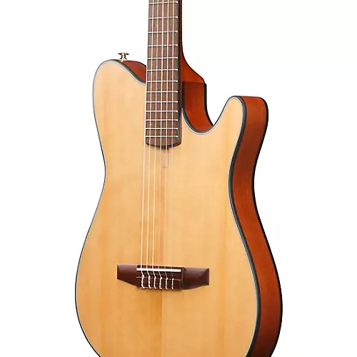 Ibanez FRH10N Nylon-String Acoustic-Electric Guitar Rose Gold Metallic Flat - musicians--Friend