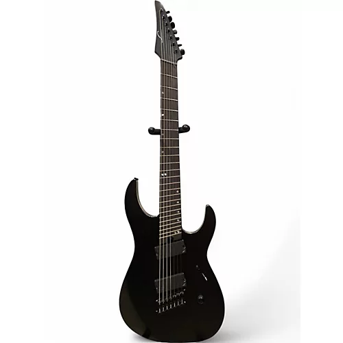 Used Legator Ninja Performance 7 Multi Scale Black Solid Body Electric Guitar Black - musicians--Friend