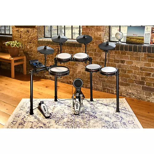 Alesis Nitro Max Expanded Electronic Drum Kit Red - musicians--Friend
