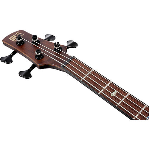 Ibanez Premium SR1350B 4-String Electric Bass Dual Mocha Burst Flat - musicians--Friend