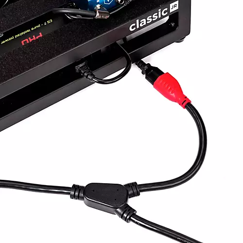 D'Addario IEC to NEMA Plug Power Cable+, 10 FT 10 ft. Red/Black - musicians--Friend
